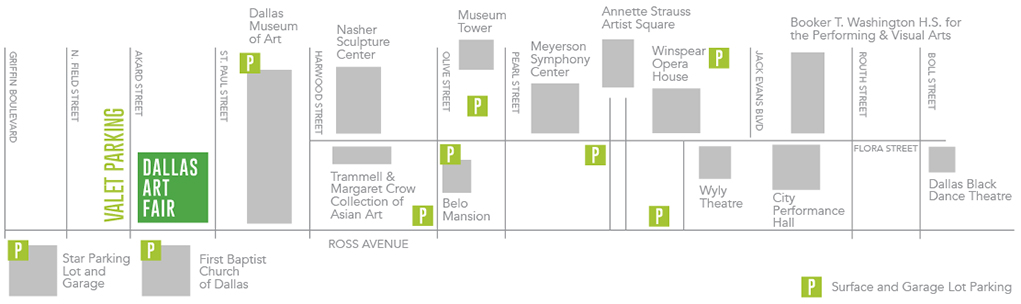 Dallas Art Fair Parking information